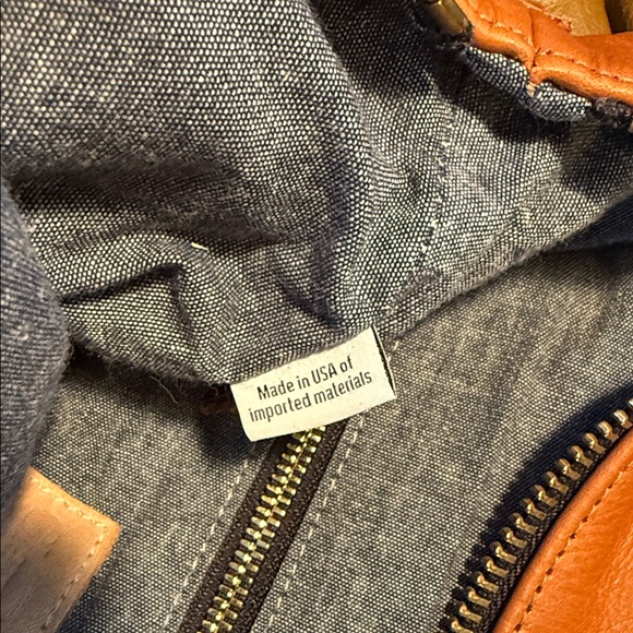 Clare V Tan Crossbody Messenger Bag - Picture 10 of 14